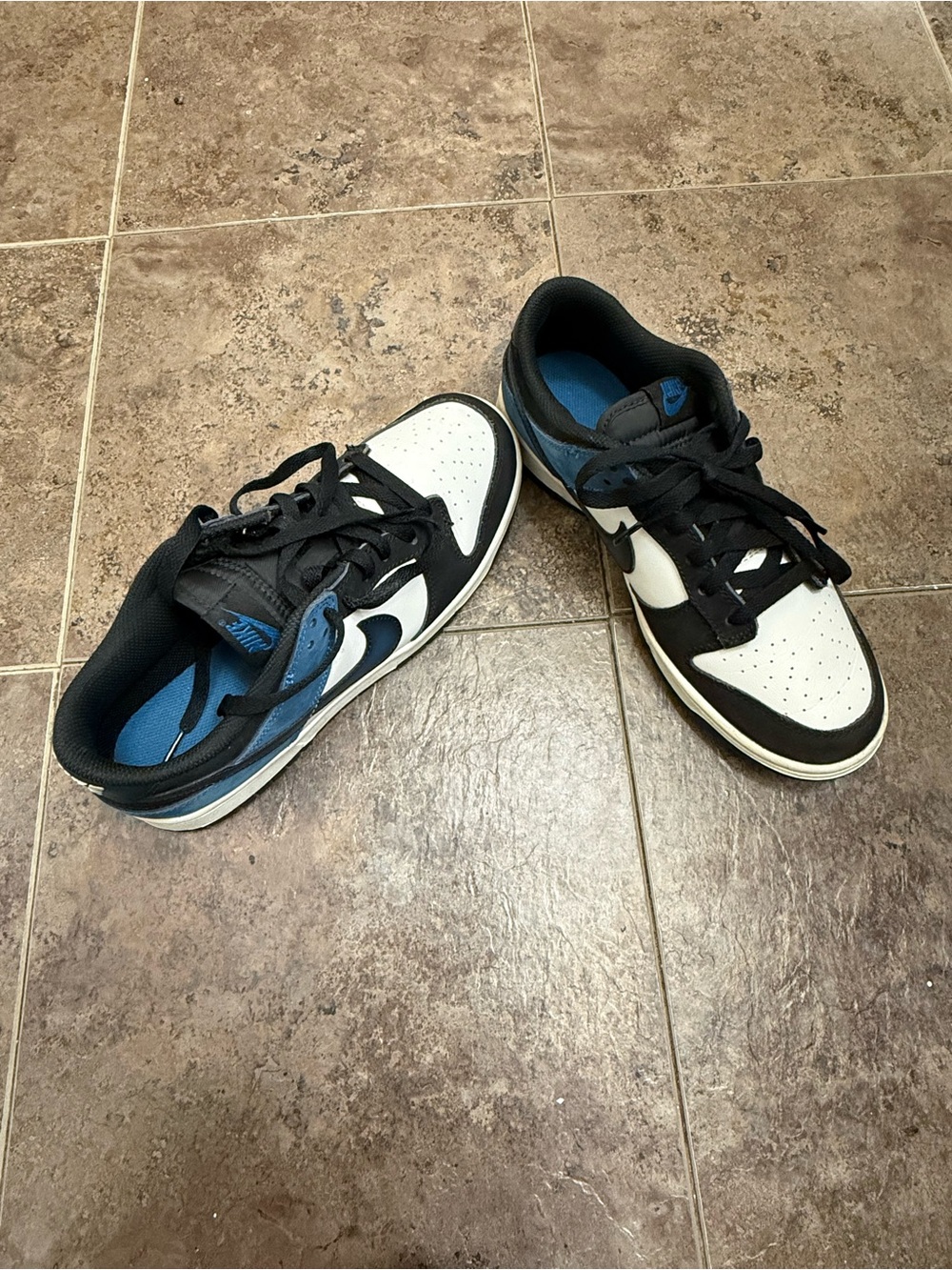Nike Dunk Low Airbrush Industrial Blue FD6923-100 Men's Size 8